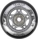 Nils Extreme PU 72x24 82A CZARNE N (4 szt.) + ABEC-9 (8 szt.) ZESTAW NILS EXTREME 2