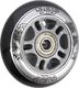 Nils Extreme PU 76x24 82A CZARNE N (4 szt.) + ABEC-9 (8 szt.) ZESTAW NILS EXTREME 2