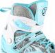 Rolki Nils Extreme NA10602 rekreacyjne regulowane niebieskie r. 31-34 5