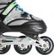 Rolki Nils Extreme NA10602 rekreacyjne regulowane szare r. 35-38 5