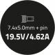 Zasilacz do laptopa Qoltec 90 W, 5 mm, 4.6 A, 19.5 V (50085.90W) 3