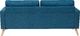 Beliani Sofa 2-osobowa niebieska KALMAR 3