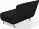 Beliani Sofa rozkładana czarna SETTEN 7