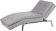 Beliani Szezlong welurowy rozkładany jasnoszary LOIRET 4
