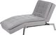 Beliani Szezlong welurowy rozkładany jasnoszary LOIRET 5
