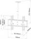 Art Uchwyt sufitowy AR-21D 30'' - 65'' 1