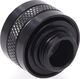 Alphacool Alphacool Eiszapfen PRO 13mm HardTube Fitting G1 / 4 - Deep Black Sixpack, connection 2