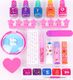 Canenco Create it! zestaw pachnący make-up i manicure z brokatem 3