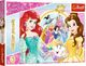 Trefl Puzzle glitter błyszczące księżniczki Disney Bella i Arielka 100 14819 3