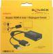 Adapter AV Delock HDMI - DisplayPort + USB-A czarny (62667) 1