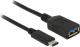 Adapter USB Delock USB-C - USB Czarny  (65634) 1