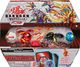 Figurka Spin Master Bakugan Baku-Gear zestaw 4 figurki i karty Sabra x Pyravian Ultra 1