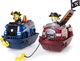 Figurka Spin Master Psi Patrol statki pirackie+koparka transformująca Rubble Chase Marshall 3