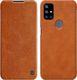 Nillkin Etui Nillkin QIN do OnePlus Nord N10 5G (Brązowe) uniwersalny 1