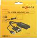 Adapter AV Delock D-Sub (VGA) - HDMI + USB-A czarny (62668) 1
