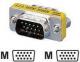 Adapter AV Equip D-Sub (VGA) - D-Sub (VGA) żółty (124320) 1