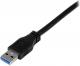 Kabel USB StarTech USB-A - USB-B 1 m Czarny (USB3CAB1M) 2