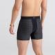 SAXX HOT SHOT BOXER BRIEF FLY BLACK HEATHER S 3