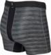 SAXX HOT SHOT BOXER BRIEF FLY BLACK HEATHER S 4