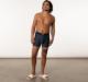 SAXX HOT SHOT BOXER BRIEF FLY DARK DENIM HEATHER S 3