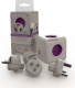 PowerCube Rozgałęźnik ReWirable USB + 4 wtyczki Travel Plugs różowy 1