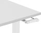 Biurko Beliani Destin II Szare 160 cmx72 cm regulowane ręcznie 2