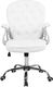 Krzesło biurowe Beliani Princess Białe 3