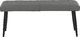 Beliani Ławka do sypialni szara ESSONNE 2