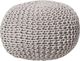 Beliani Puf 40 x 25 cm jasnoszary CONRAD 1