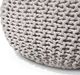 Beliani Puf 40 x 25 cm jasnoszary CONRAD 4