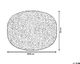Beliani Puf 50 x 35 cm jasnoszary CONRAD 2
