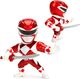 Figurka Jada Toys Power Rangers Metalfigs - Czerwony Ranger (253251000) 1