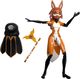 Figurka Playmates Toys Miraculous - Ruda Kitka i akcesoria (50404) 1