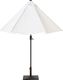 Beliani Parasol ogrodowy Varase Jasny Beżowy 270 cm 2