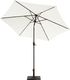 Beliani Parasol ogrodowy Varase Jasny Beżowy 270 cm 4