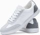 Ombre Buty męskie trampki T373 - białe 44 2