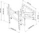 Art Uchwyt do telewizora LCD/LED 32-80 cala 60KG regulacja pion poziom 60cm wieszak 3