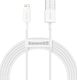 Kabel USB Baseus USB-A - Lightning 2 m Biały (CALYS-C02) 1