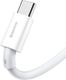 Kabel USB Baseus USB-A - USB-C 1 m Biały (CATYS-02) 2