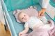 Caretero Łóżeczko turystyczne Caretero BASIC PLUS kojec + torba - różowe 16