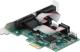 Kontroler Delock PCIe x1 - 4x RS-232 DB9 (90410) 1