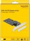 Kontroler Delock PCIe 3.0 x4 - 3x SATA III + 2x M.2 SATA (90499) 2