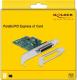 Kontroler Delock PCIe x1 - port równoległy DB-25 (90412) 4