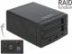 Kieszeń Delock 2 x 2.5″ SATA HDD / SSD z RAID + hub 3x USB 3.0 (42606) 2