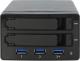 Kieszeń Delock 2 x 2.5″ SATA HDD / SSD z RAID + hub 3x USB 3.0 (42606) 3