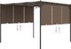 vidaXL Altana ogrodowa z zasłoną, 3 x 3 x 2,25 m, kolor taupe 1