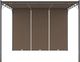 vidaXL Altana ogrodowa z zasłoną, 3 x 3 x 2,25 m, kolor taupe 3