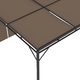 vidaXL Altana ogrodowa z zasłoną, 3 x 3 x 2,25 m, kolor taupe 8