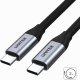 Kabel USB Unitek USB-C - USB-C 2 m Srebrny (C14091ABK) 2