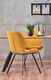 Elior Tapicerowane krzesło Monaco - musztardowe 17